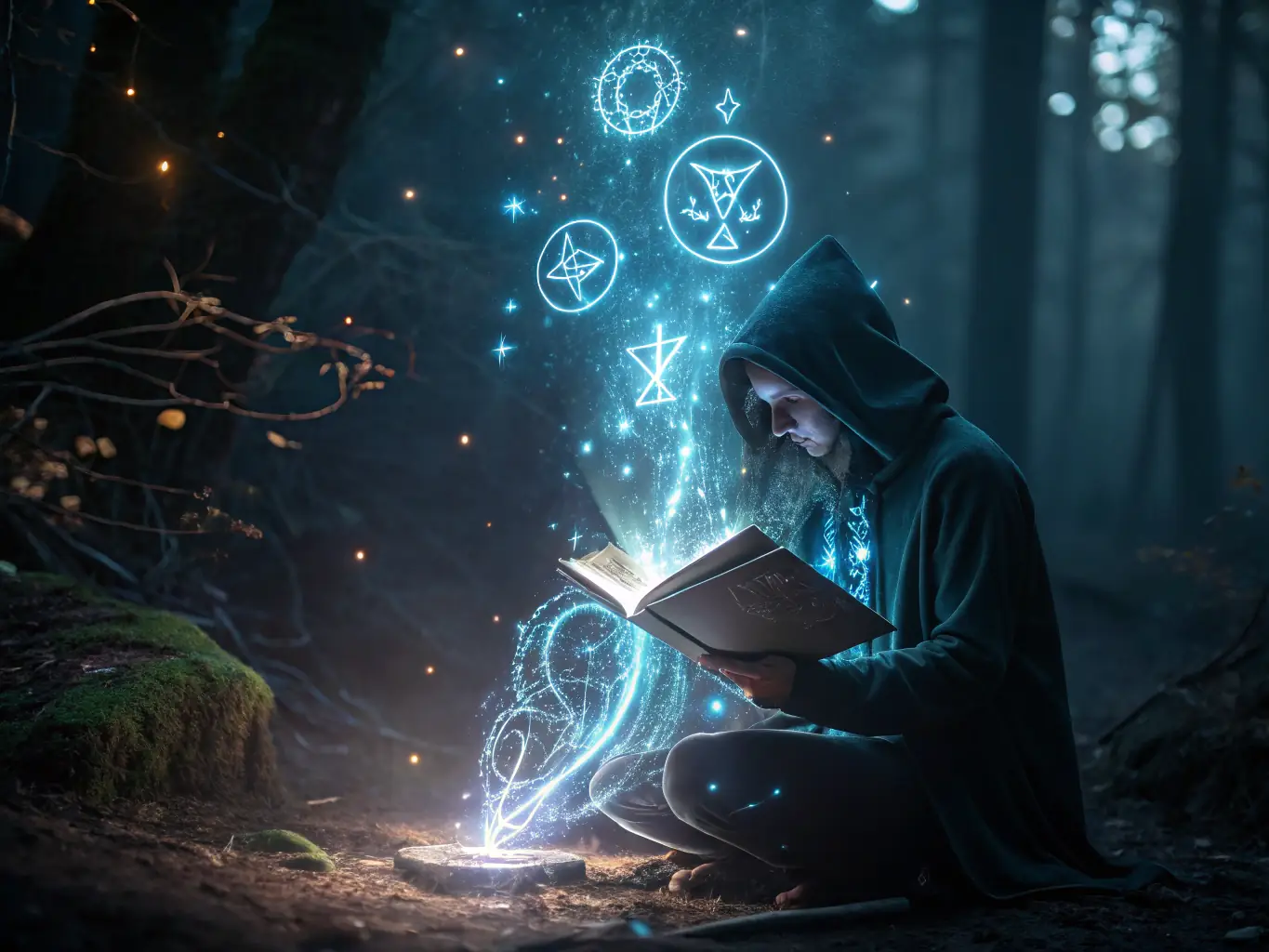 A visual representation of natural language processing, showing how complex queries are broken down and understood by AI, highlighting Sinthesis.com's NLP expertise.